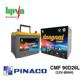 Ắc Quy Đồng Nai 90D26L (12V-80Ah) 